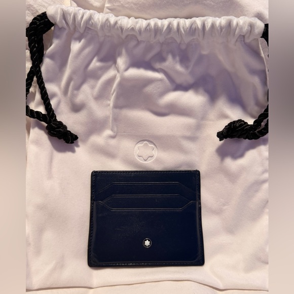 Montblanc Meisterstuck Card Holder - Dark Blue - 6 Cards - Full Inclusion